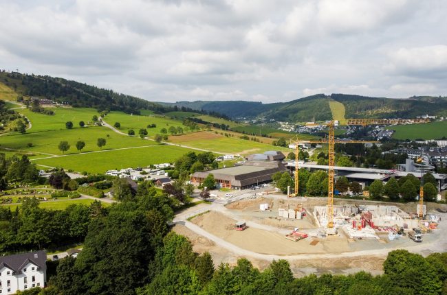 Schutzhütte hotel construction site in Willingen from 25.07.2024